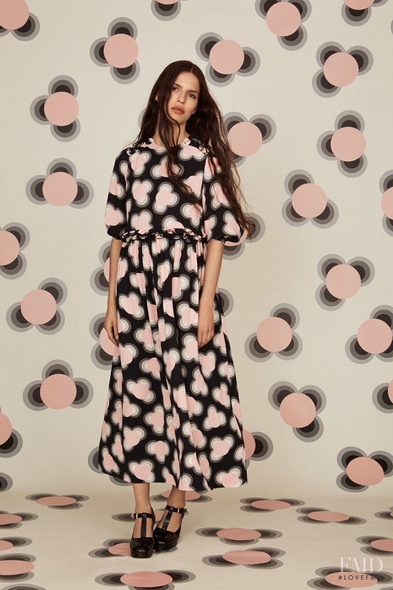 Hayett McCarthy featured in  the Orla Kiely fashion show for Resort 2016