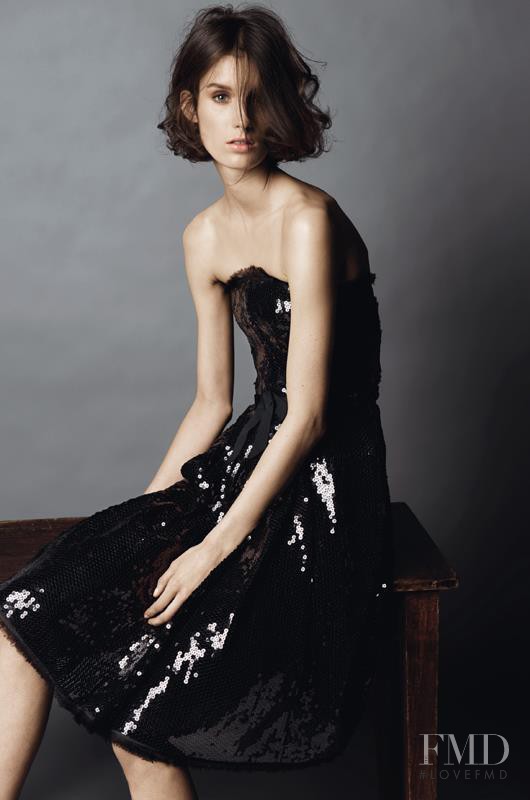 Marte Mei van Haaster featured in  the Nina Ricci fashion show for Pre-Fall 2013