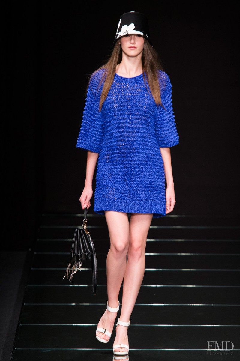 Iuliia Danko featured in  the Anteprima fashion show for Spring/Summer 2015