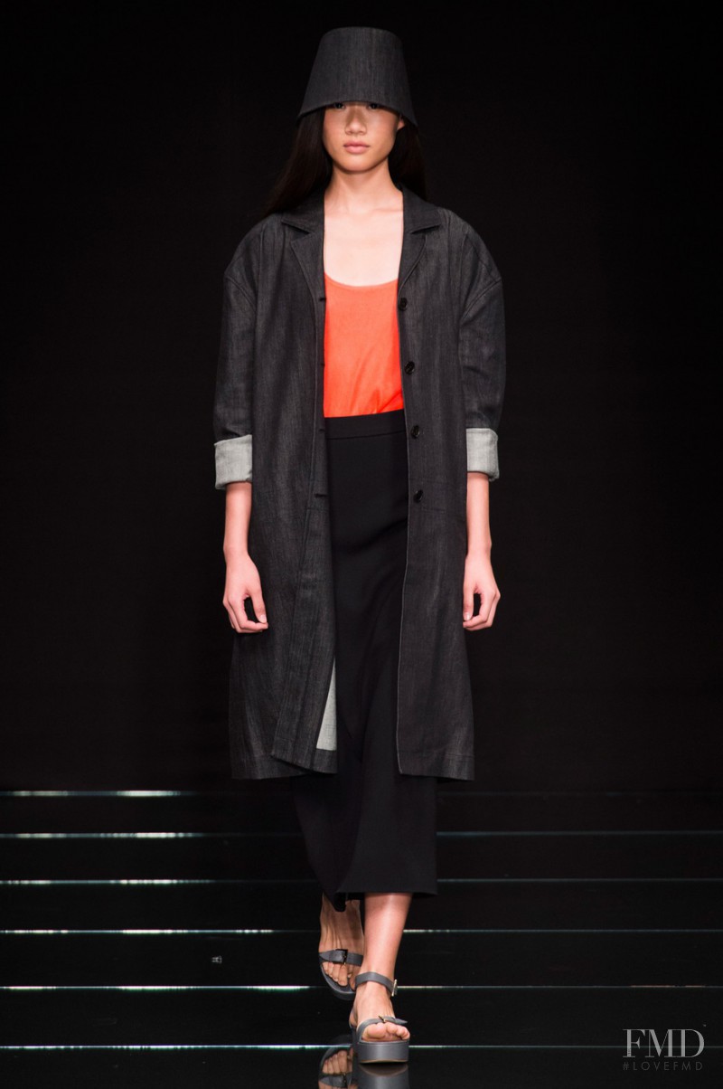 Hui Jun Zhang featured in  the Anteprima fashion show for Spring/Summer 2015
