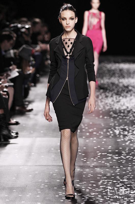 Clarice Vitkauskas featured in  the Nina Ricci fashion show for Spring/Summer 2013