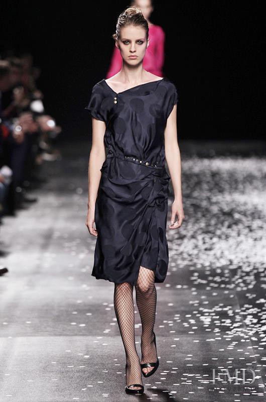 Julia Frauche featured in  the Nina Ricci fashion show for Spring/Summer 2013