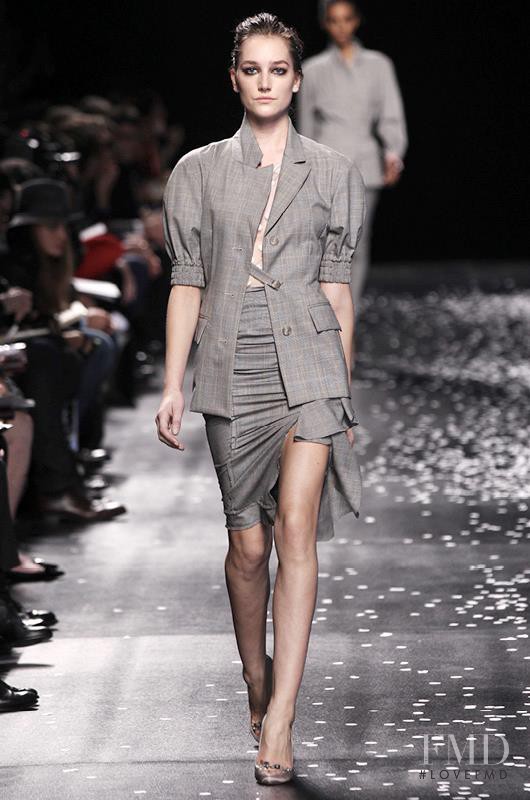 Joséphine Le Tutour featured in  the Nina Ricci fashion show for Spring/Summer 2013