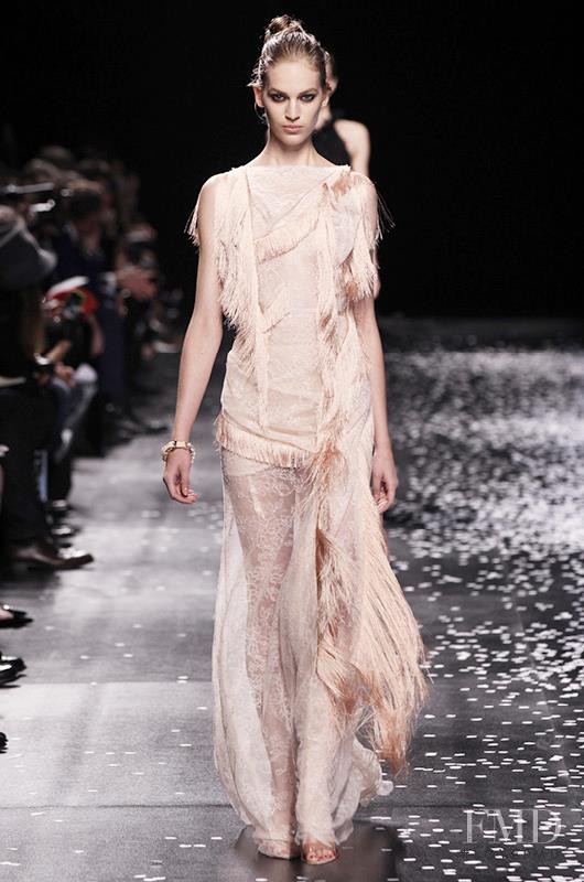 Vanessa Axente featured in  the Nina Ricci fashion show for Spring/Summer 2013