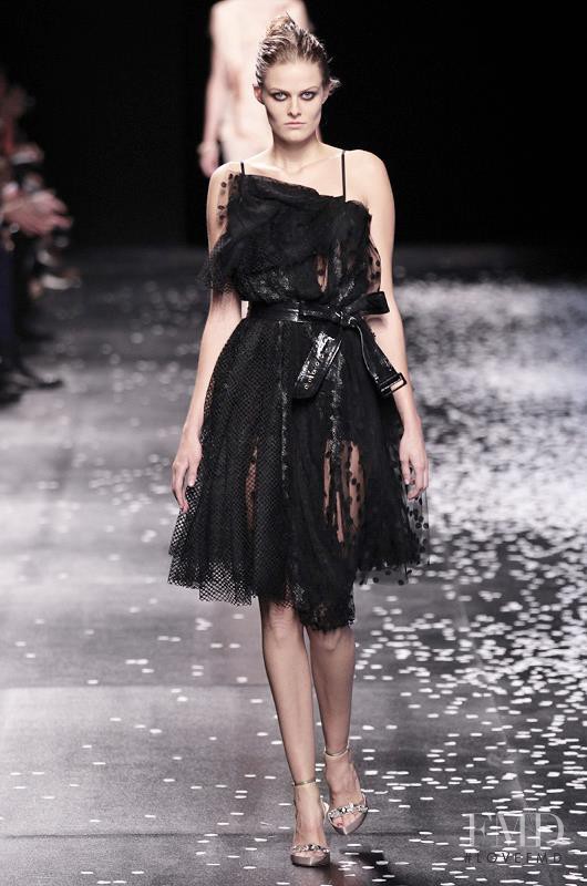 Juliet Ingleby featured in  the Nina Ricci fashion show for Spring/Summer 2013