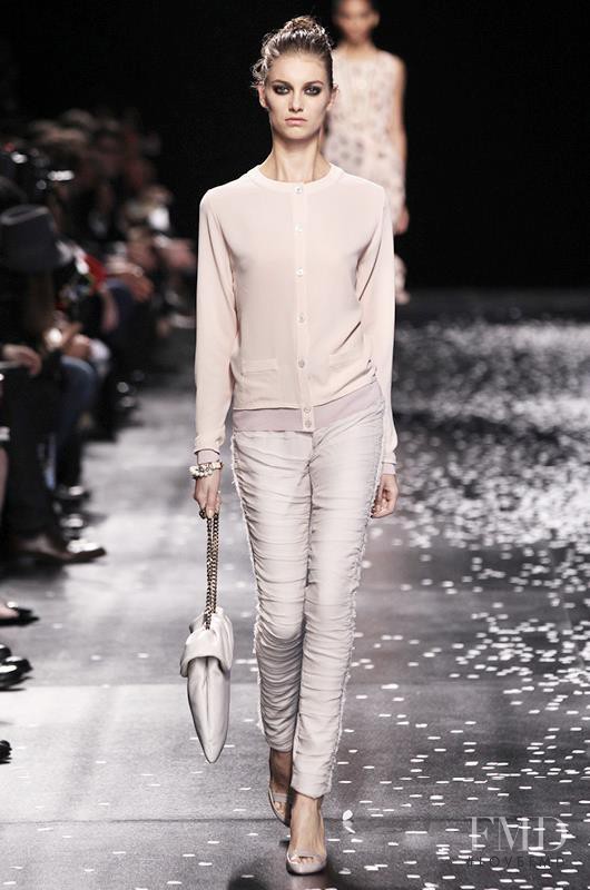 Iris van Berne featured in  the Nina Ricci fashion show for Spring/Summer 2013
