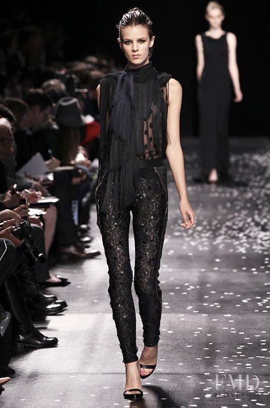 Kayley Chabot featured in  the Nina Ricci fashion show for Spring/Summer 2013