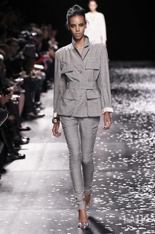 Grace Mahary featured in  the Nina Ricci fashion show for Spring/Summer 2013