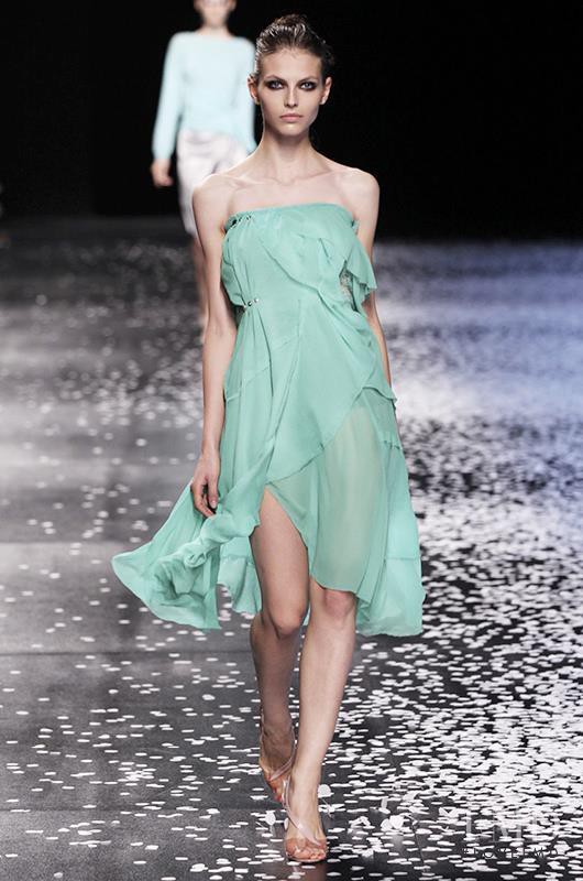 Karlina Caune featured in  the Nina Ricci fashion show for Spring/Summer 2013