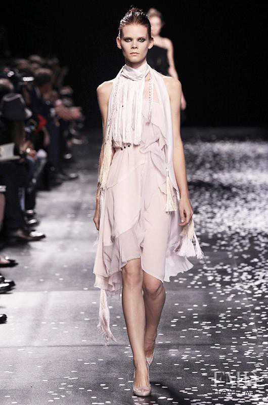 Irina Kravchenko featured in  the Nina Ricci fashion show for Spring/Summer 2013