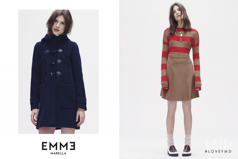 Iuliia Danko featured in  the Marella EMME advertisement for Autumn/Winter 2014