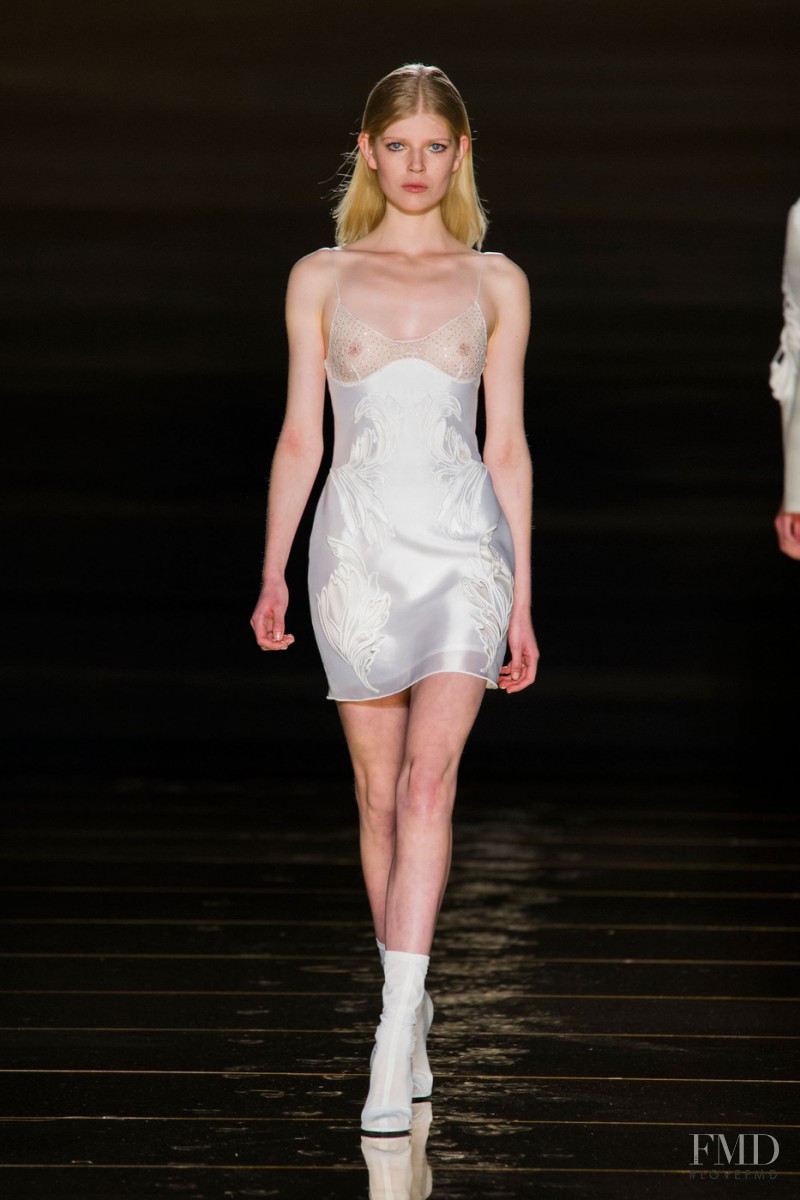 Ola Rudnicka featured in  the Francesco Scognamiglio fashion show for Spring/Summer 2016