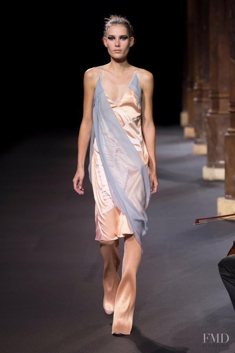 Vera Van Erp featured in  the Vionnet fashion show for Spring/Summer 2016