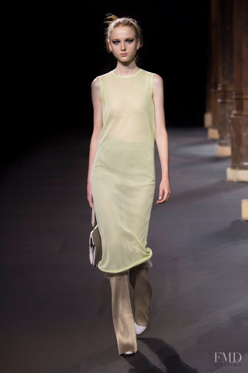 Madison Stubbington featured in  the Vionnet fashion show for Spring/Summer 2016