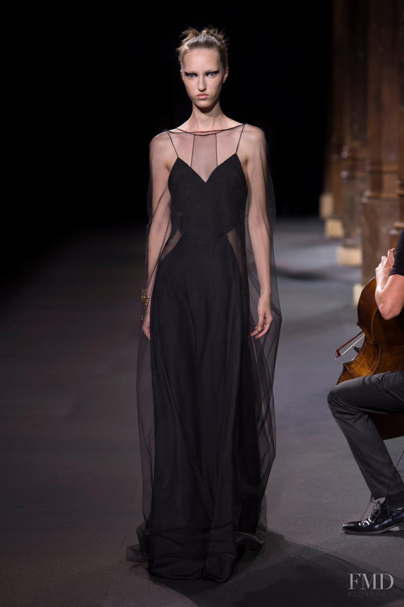 Liza Ostanina featured in  the Vionnet fashion show for Spring/Summer 2016