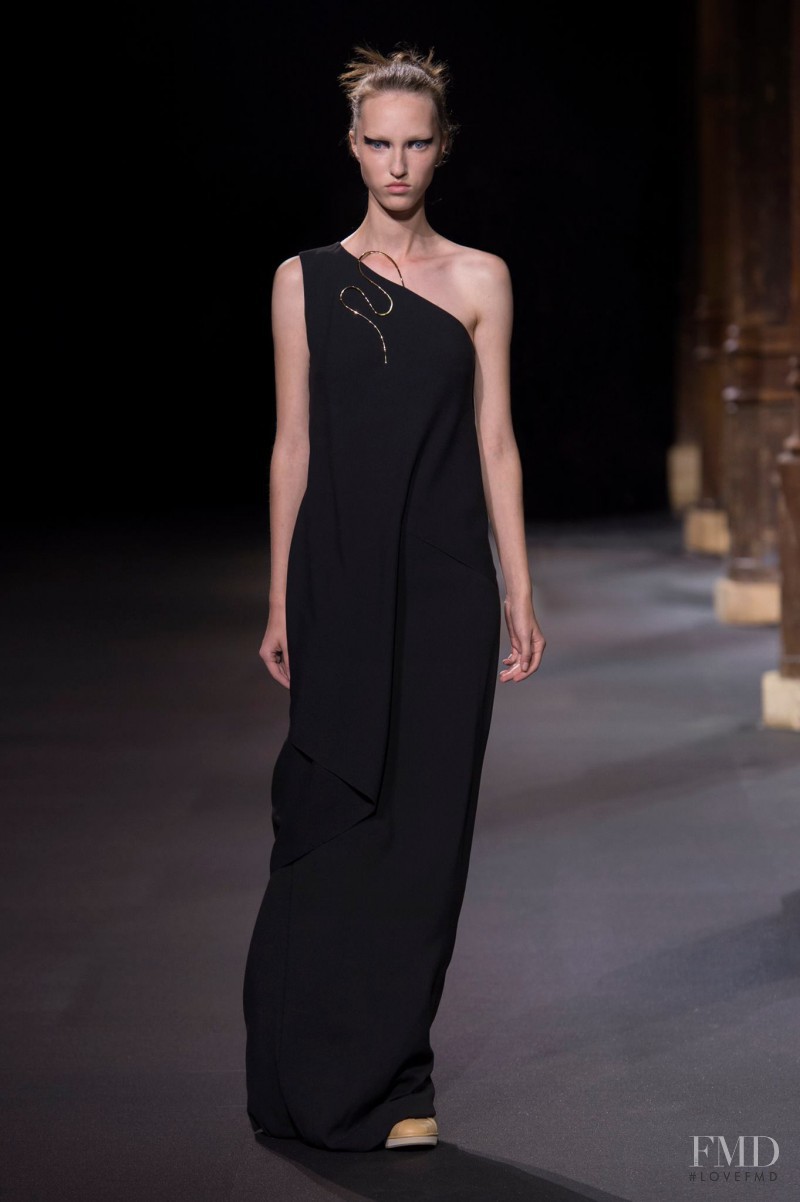 Liza Ostanina featured in  the Vionnet fashion show for Spring/Summer 2016