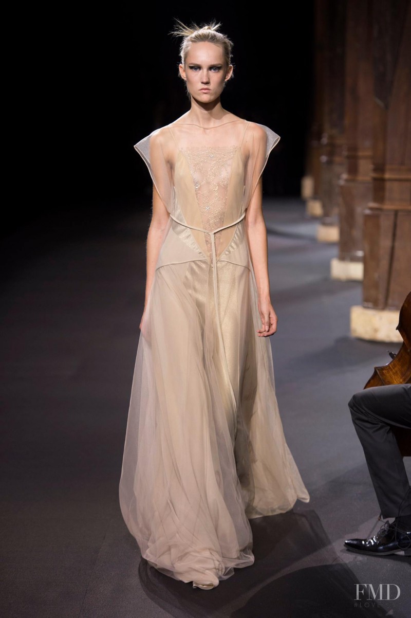 Harleth Kuusik featured in  the Vionnet fashion show for Spring/Summer 2016