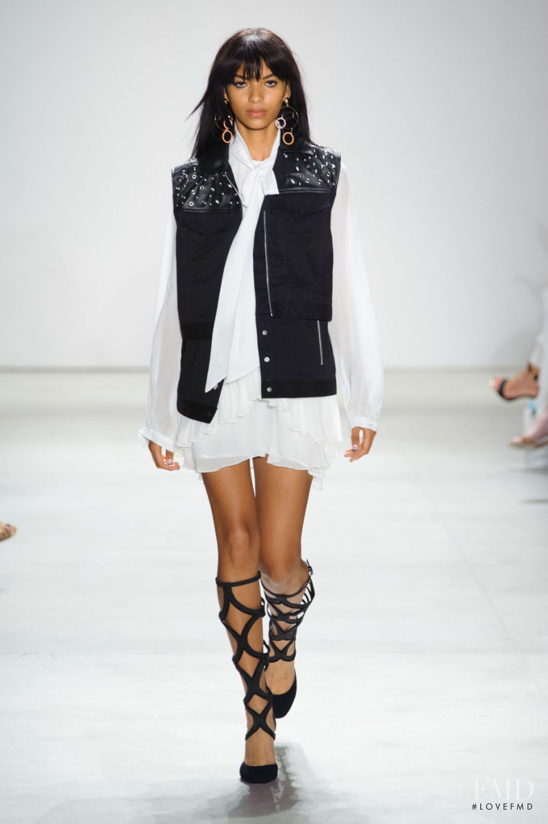 Bruna Rosa featured in  the Rebecca Minkoff fashion show for Spring/Summer 2016