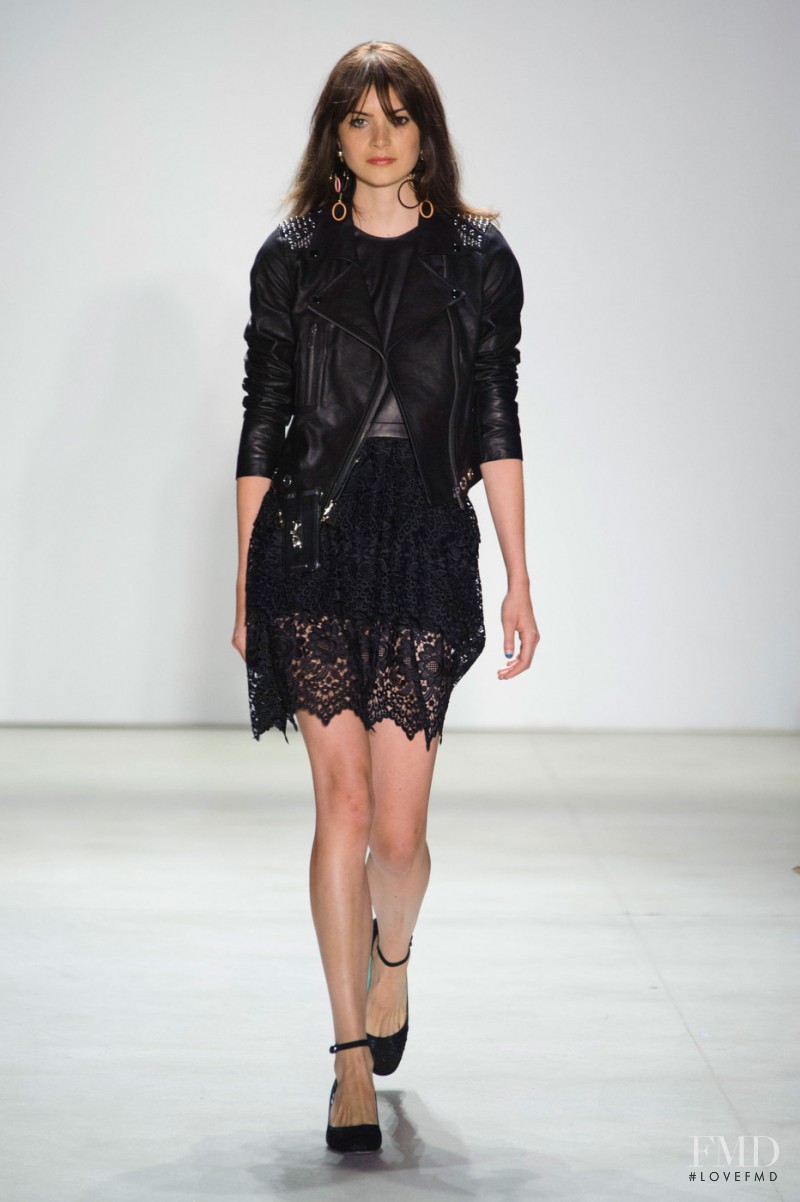 Kim Valerie Jaspers featured in  the Rebecca Minkoff fashion show for Spring/Summer 2016