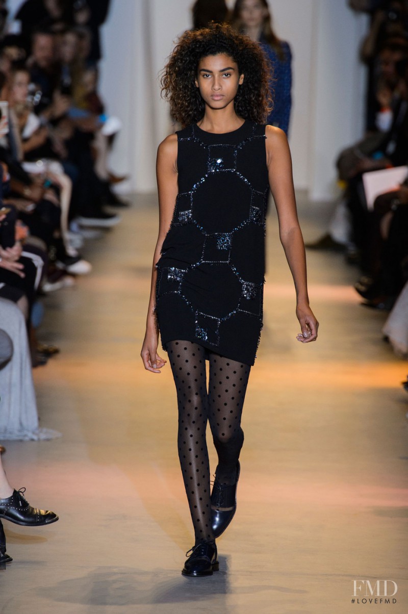 Imaan Hammam featured in  the John Galliano fashion show for Spring/Summer 2016