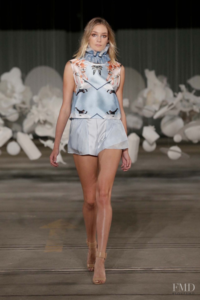 Lauren Feenstra featured in  the Alice McCall fashion show for Spring/Summer 2014