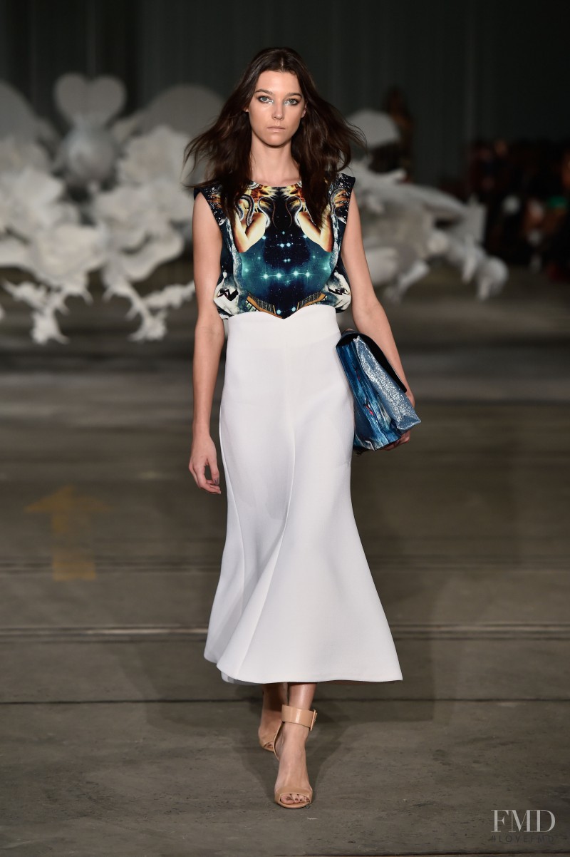 Stephanie Joy Field featured in  the Alice McCall fashion show for Spring/Summer 2014
