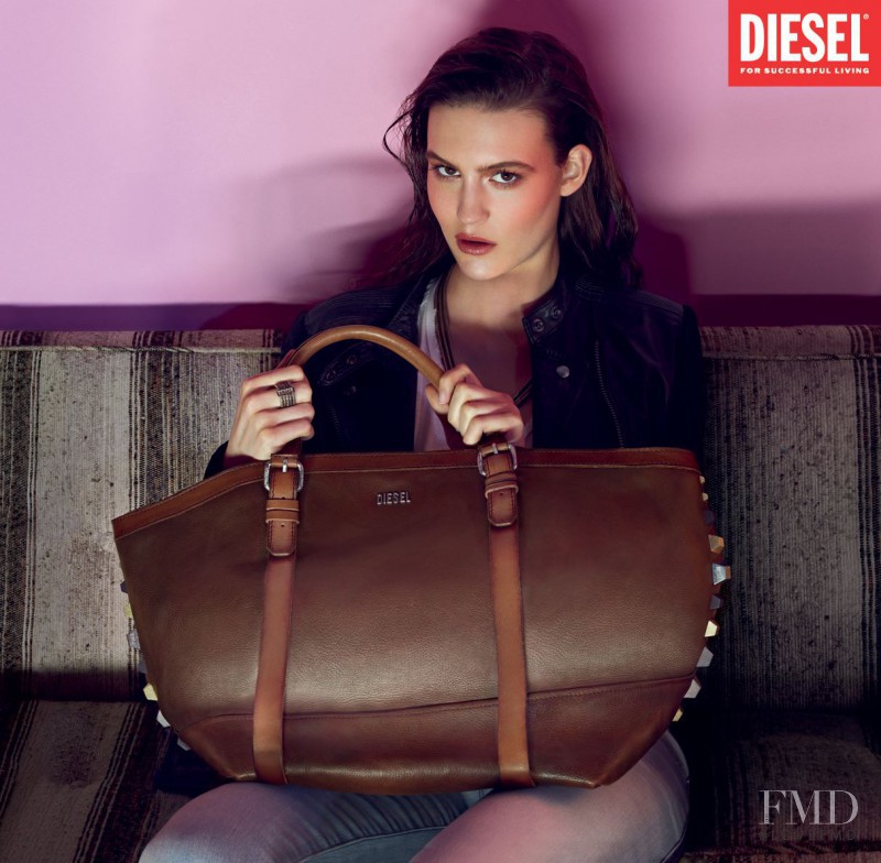 Maria Bradley featured in  the Diesel advertisement for Spring/Summer 2013