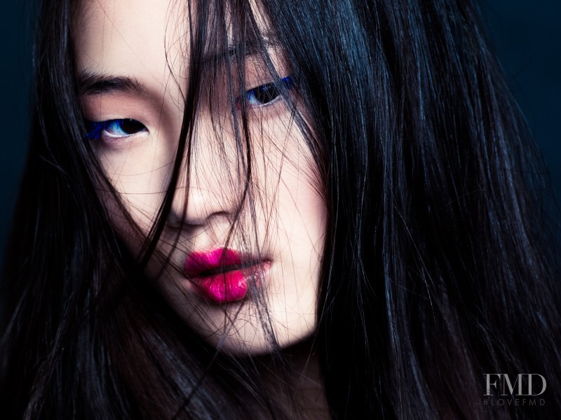 Hyun Ji Shin featured in  the Dior Beauty advertisement for Christmas 2014