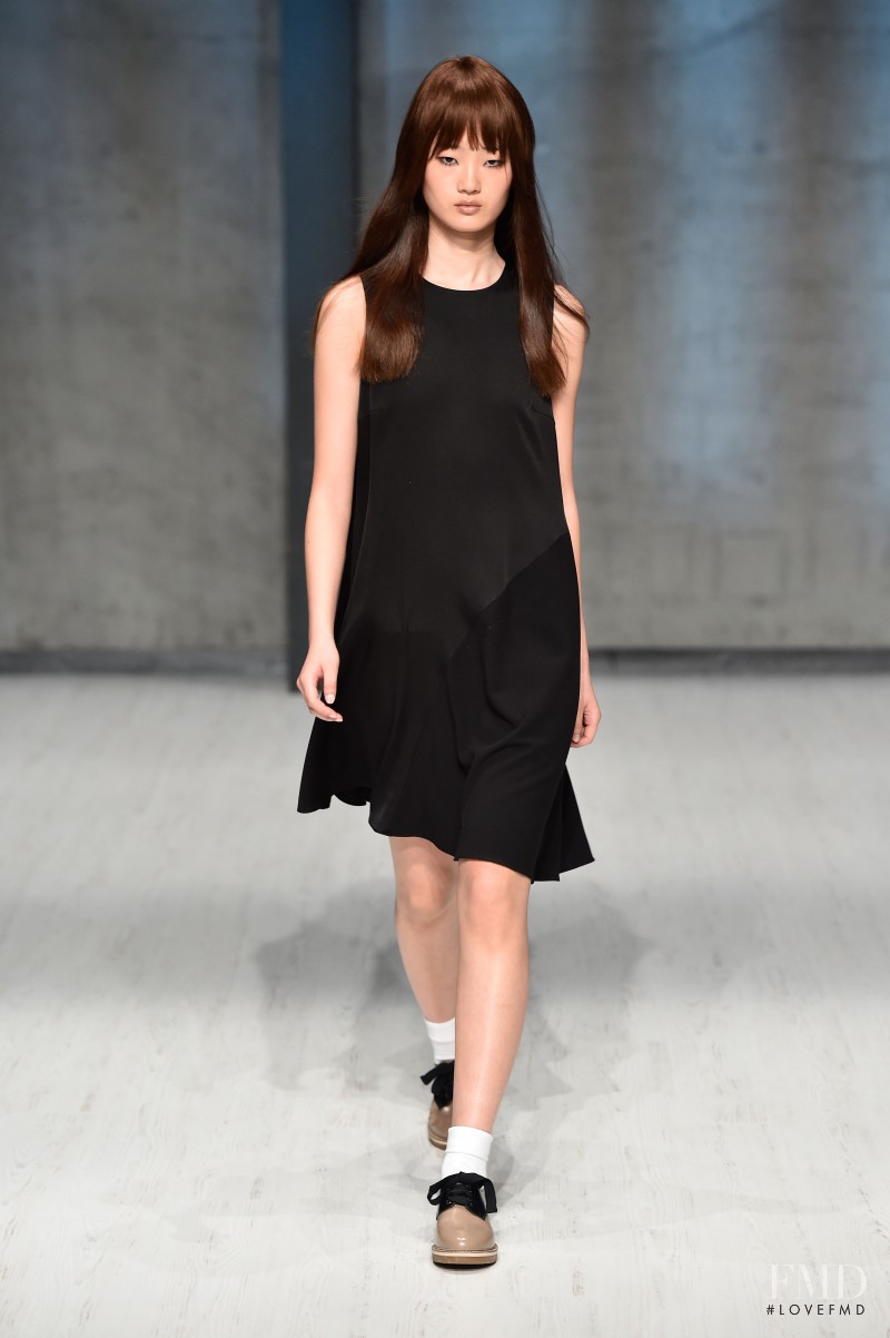 Hyun Ji Shin featured in  the MacGraw fashion show for Spring/Summer 2014