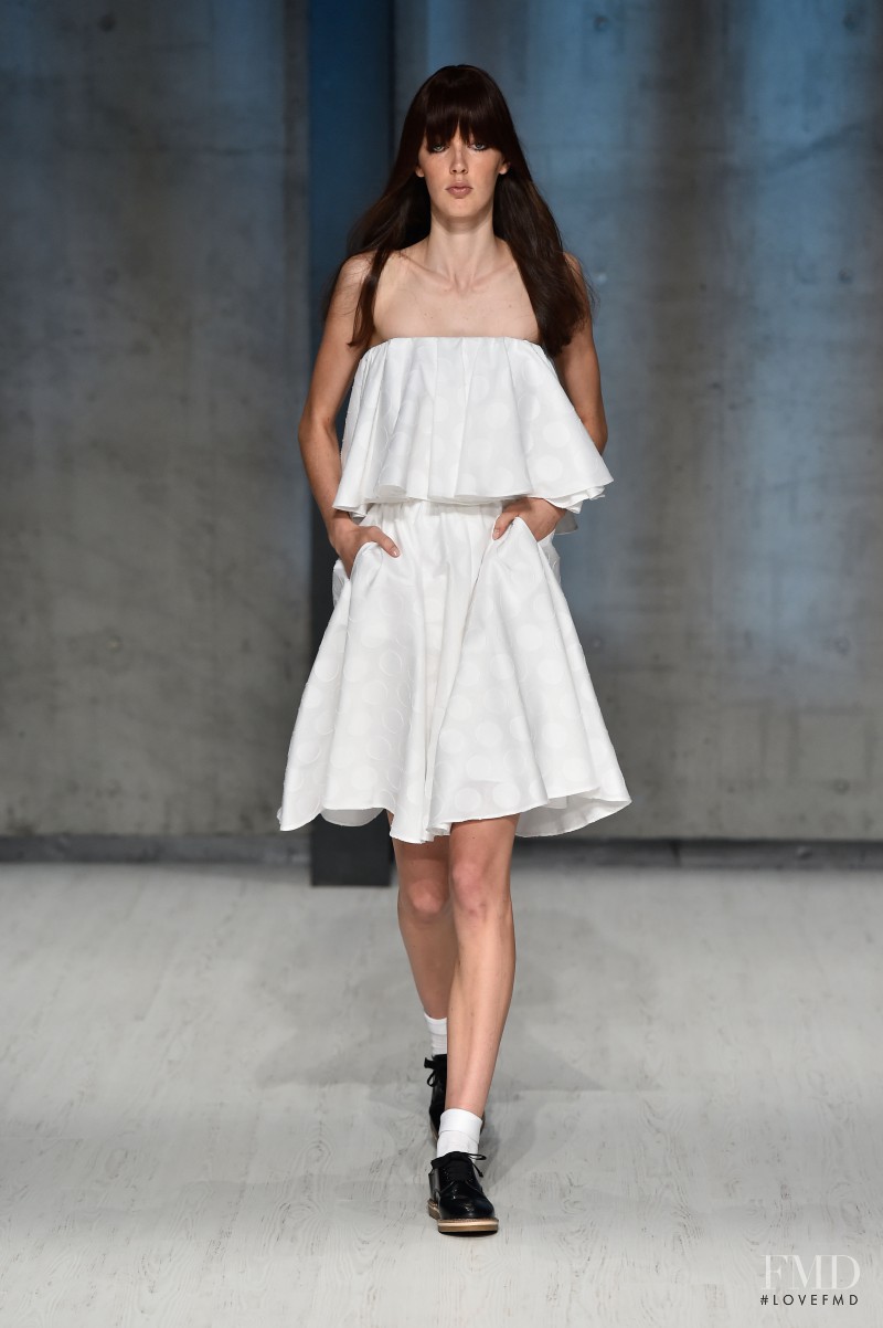 Kaila Hart featured in  the MacGraw fashion show for Spring/Summer 2014