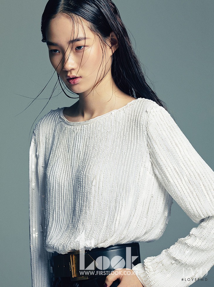 Hyun Ji Shin featured in  the 1st Look advertisement for Winter 2013