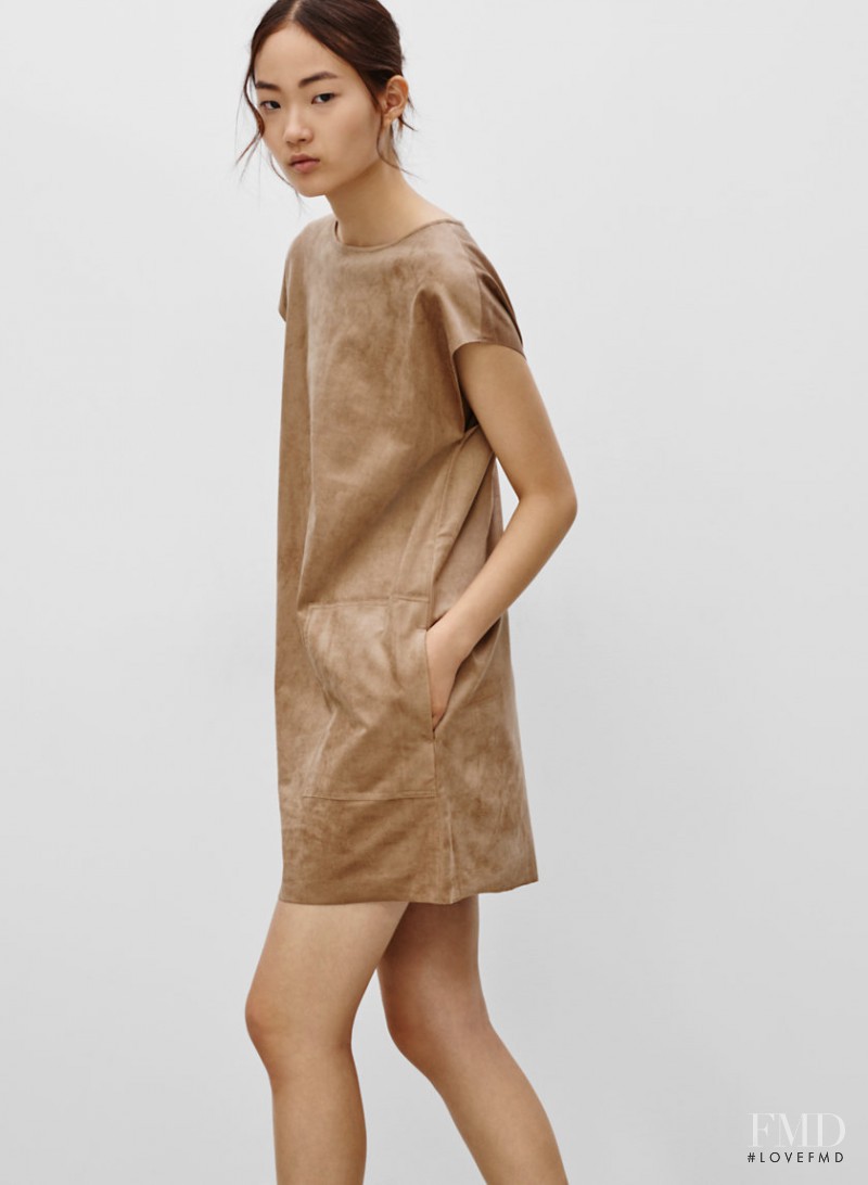 Hyun Ji Shin featured in  the Aritzia Wilfred Free lookbook for Spring/Summer 2016