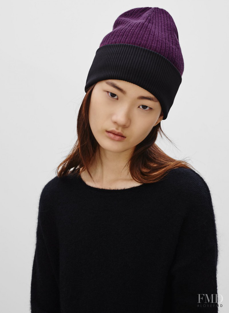 Hyun Ji Shin featured in  the Aritzia Wilfred Free lookbook for Spring/Summer 2016