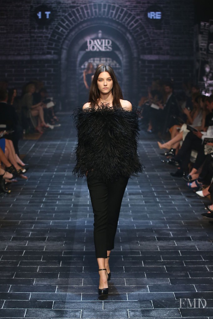 Stephanie Joy Field featured in  the David Jones fashion show for Autumn/Winter 2015