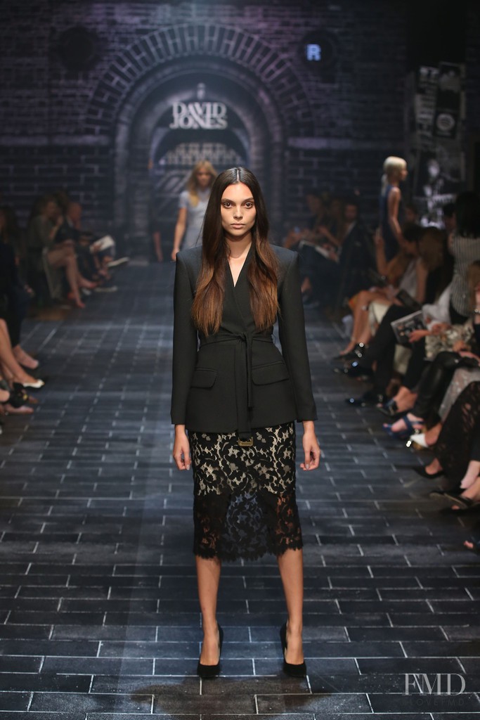 Charlee Fraser featured in  the David Jones fashion show for Autumn/Winter 2015