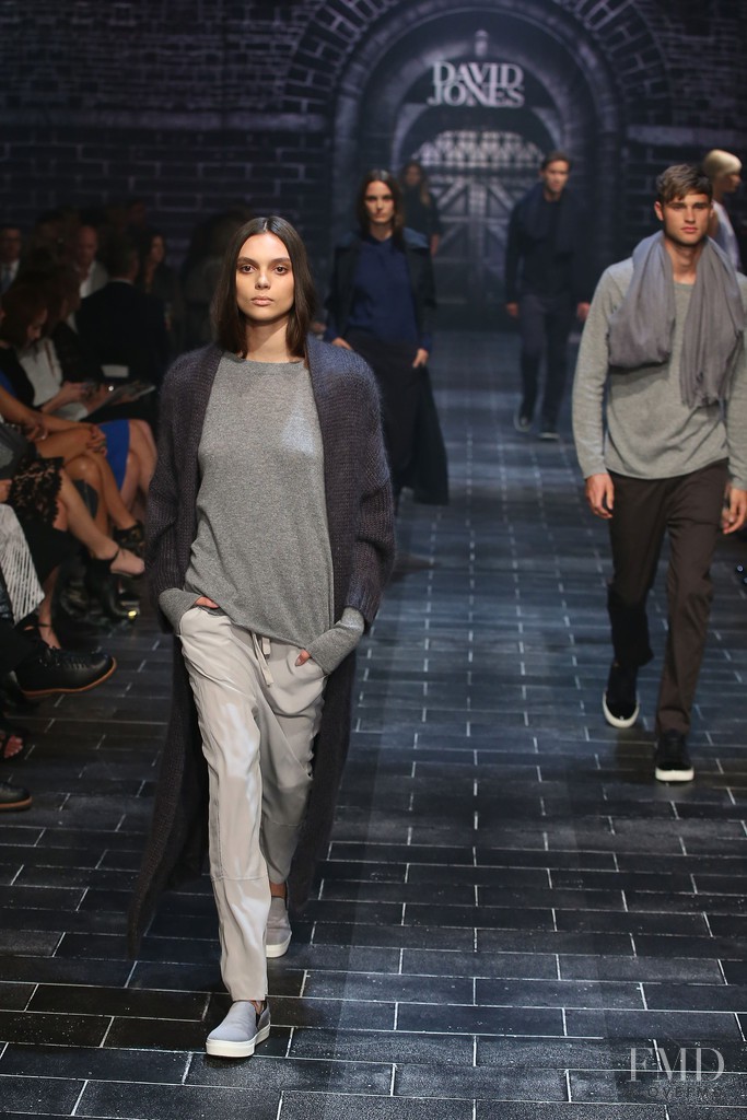 Charlee Fraser featured in  the David Jones fashion show for Autumn/Winter 2015