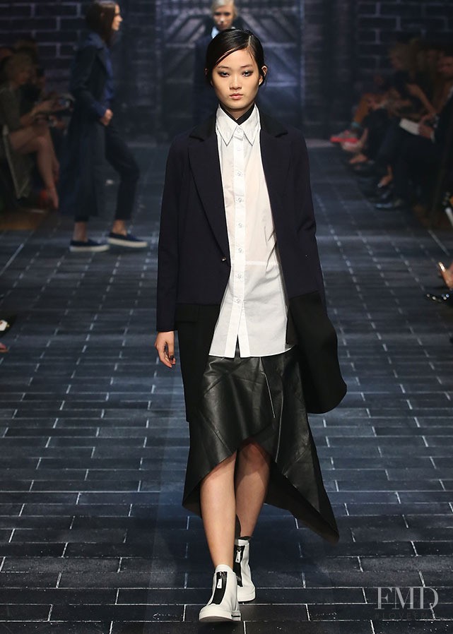 Hyun Ji Shin featured in  the David Jones fashion show for Autumn/Winter 2015