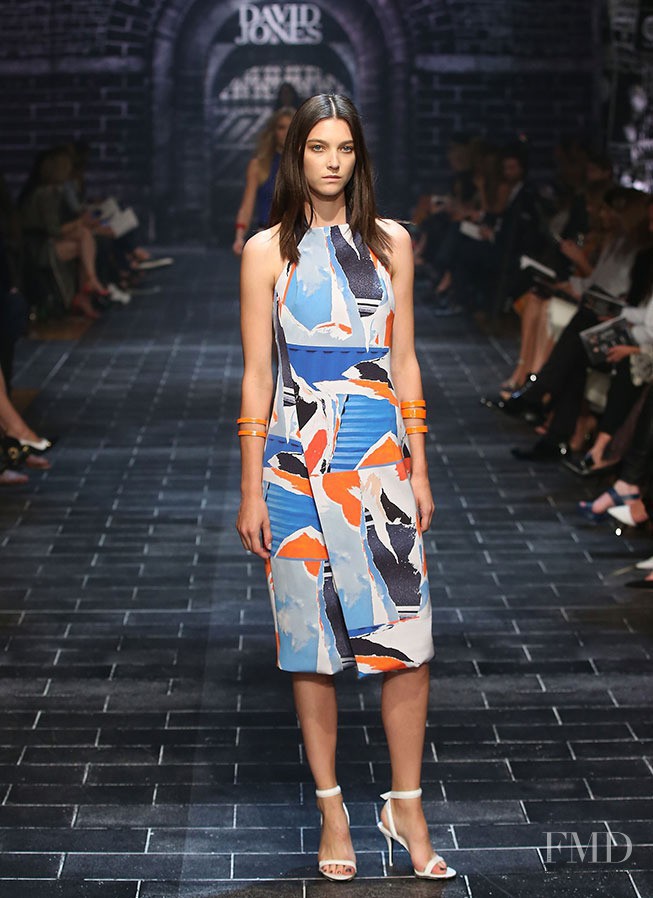 Stephanie Joy Field featured in  the David Jones fashion show for Autumn/Winter 2015