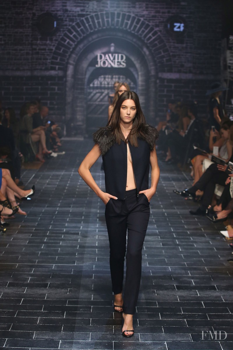 Stephanie Joy Field featured in  the David Jones fashion show for Autumn/Winter 2015