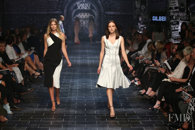 Ollie Henderson featured in  the David Jones fashion show for Autumn/Winter 2015