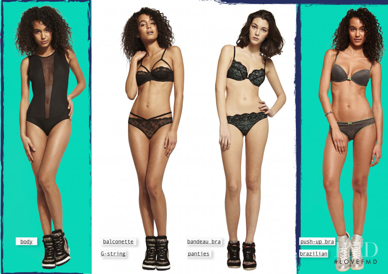 Vittoria Ceretti featured in  the Tezenis advertisement for Spring/Summer 2014