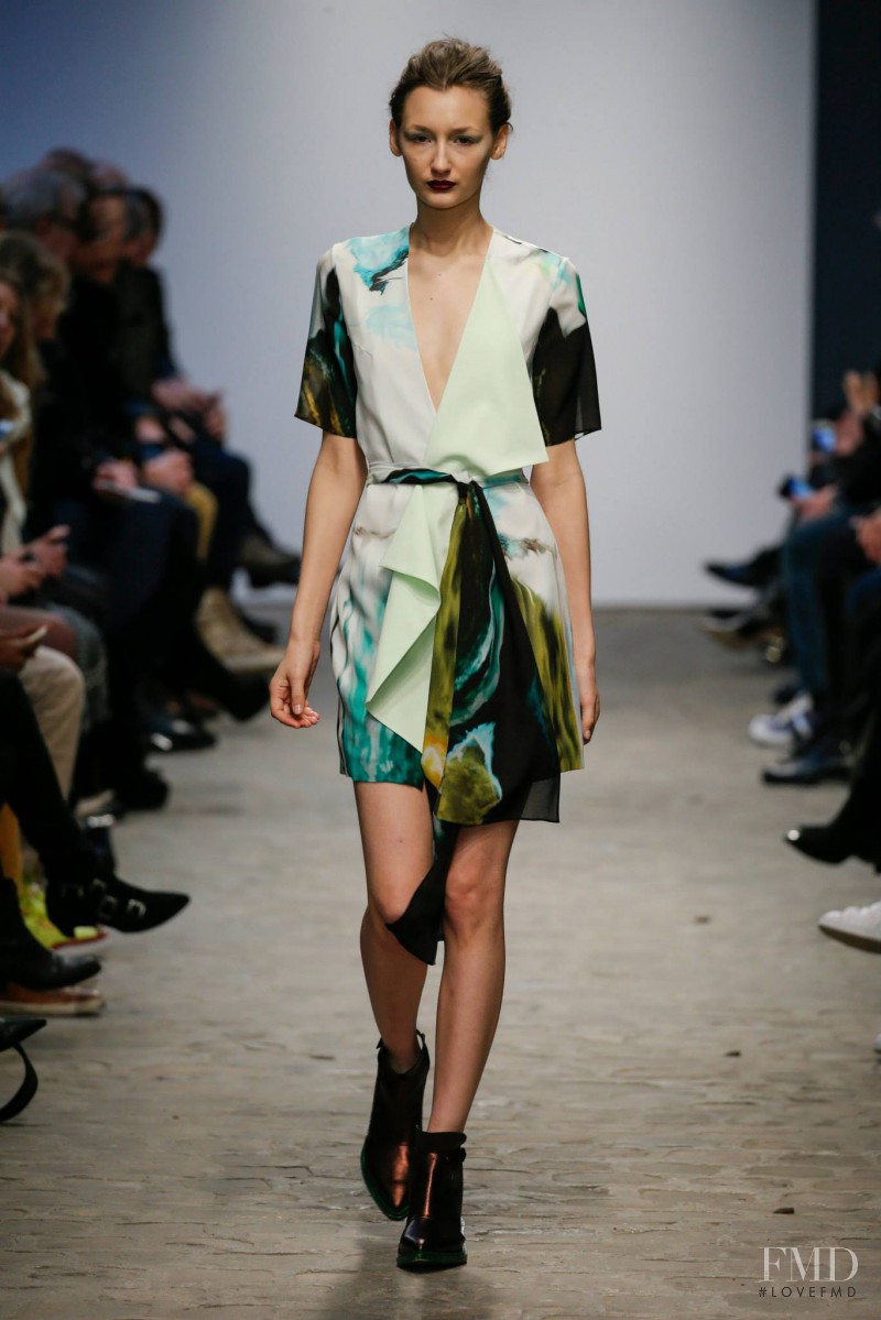 Justyna Gustad featured in  the Ilja fashion show for Spring/Summer 2015
