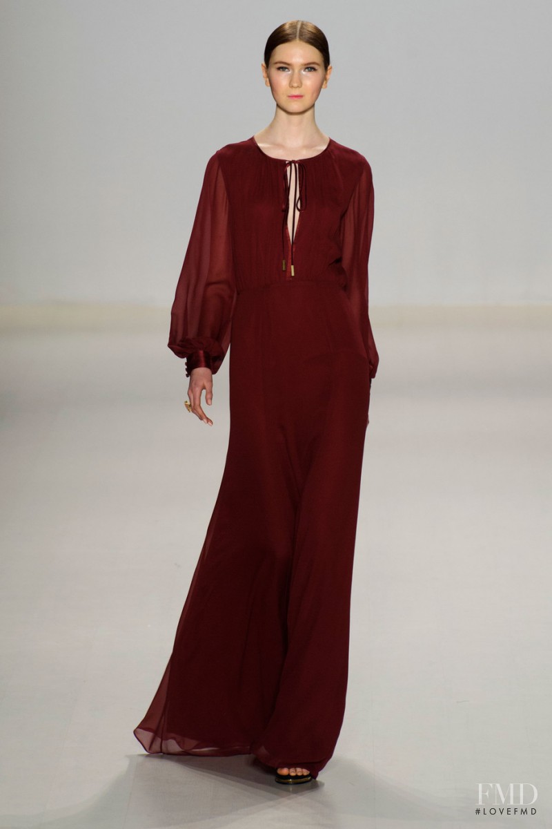 Zella Christenson featured in  the Erin Fetherston fashion show for Autumn/Winter 2015