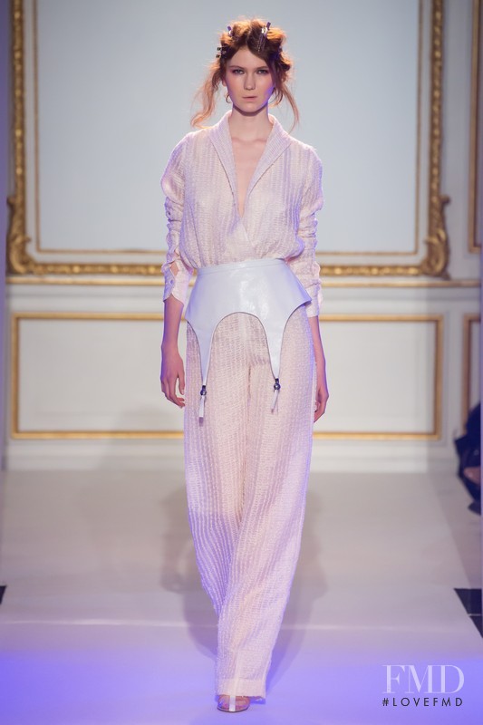Zella Christenson featured in  the Svetlana Kushnerova fashion show for Spring/Summer 2015