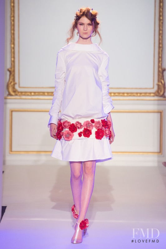 Zella Christenson featured in  the Svetlana Kushnerova fashion show for Spring/Summer 2015