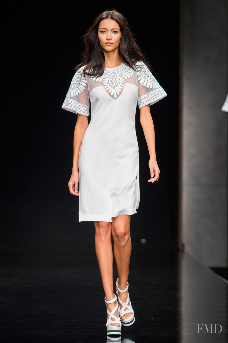 Daniela de Jesus featured in  the John Richmond fashion show for Spring/Summer 2015