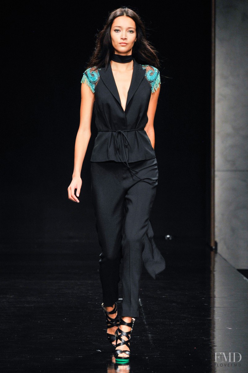 Daniela de Jesus featured in  the John Richmond fashion show for Spring/Summer 2015