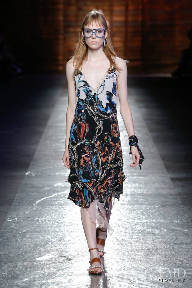 Kiki Willems featured in  the Pucci fashion show for Spring/Summer 2016