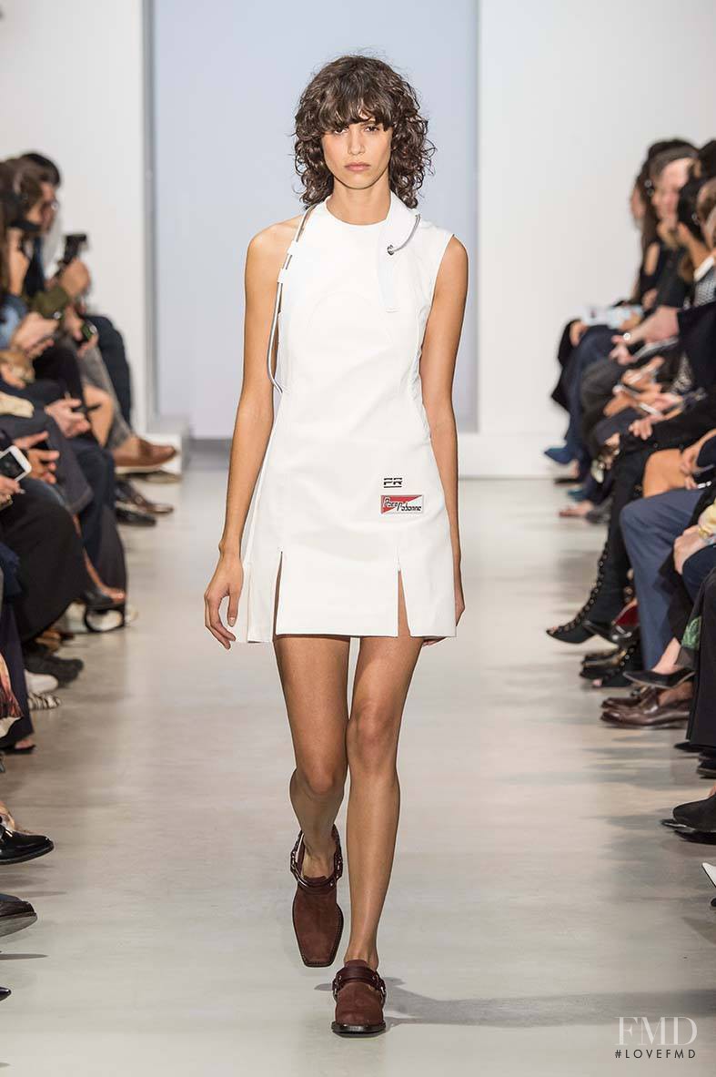 Mica Arganaraz featured in  the Paco Rabanne fashion show for Spring/Summer 2016