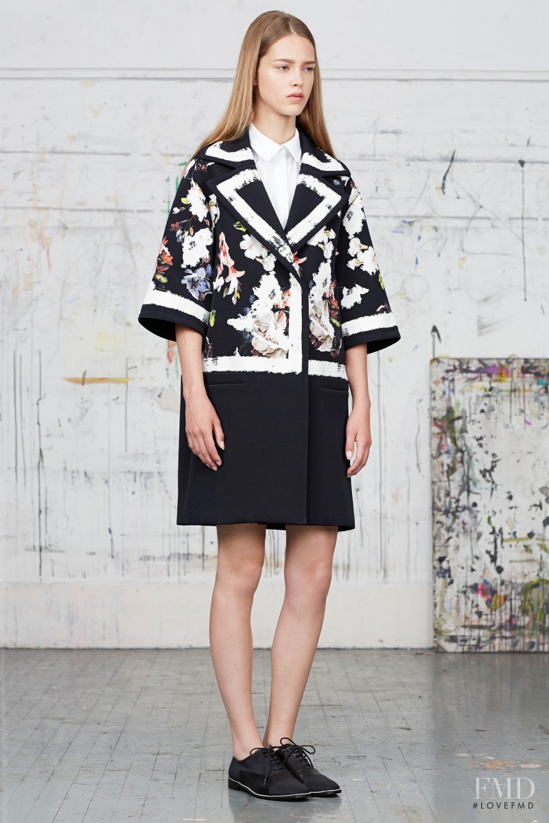 Julia Jamin featured in  the Erdem fashion show for Resort 2015